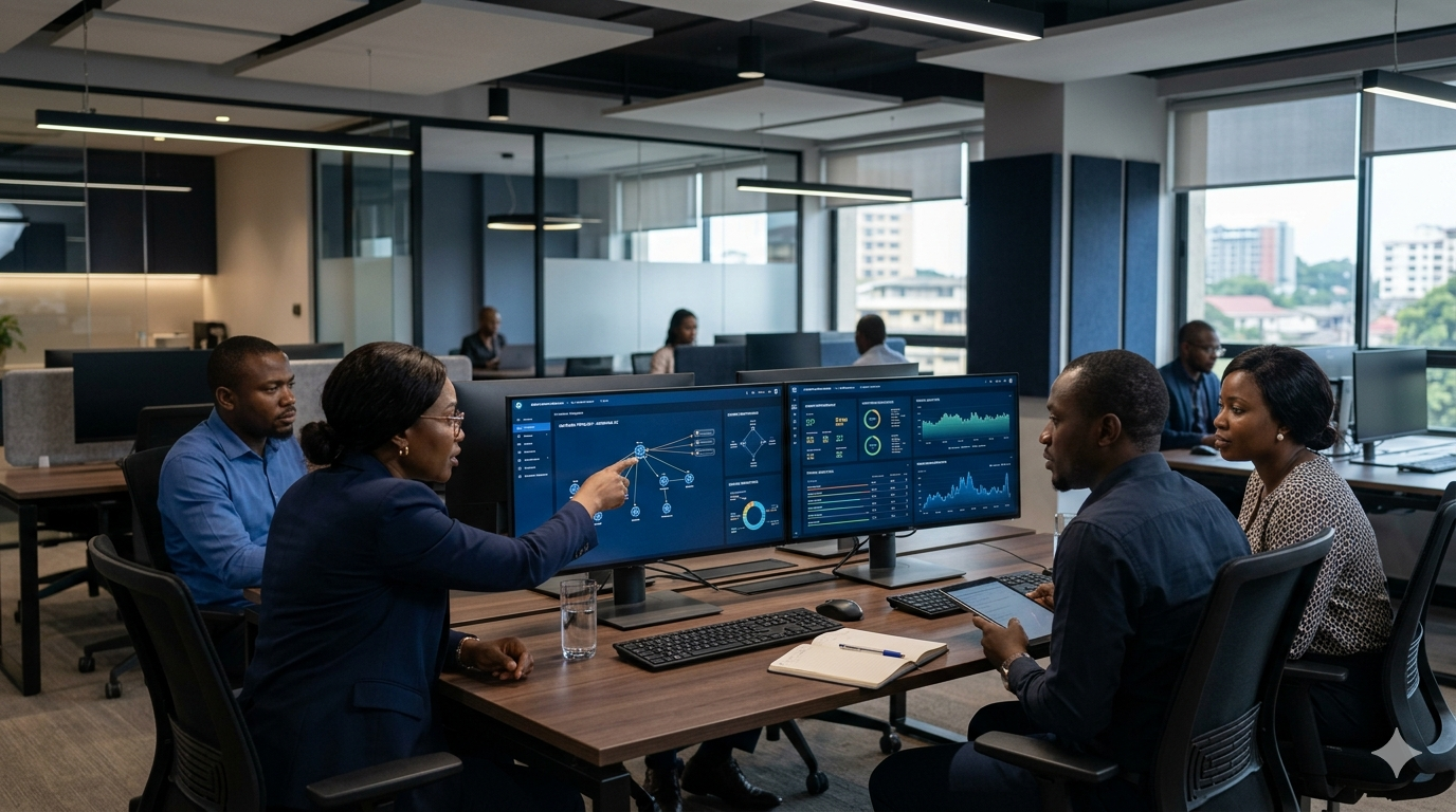 Novia Technologies team at work